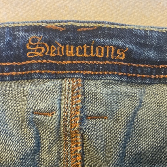 Denim mini skirt seductions size 11 - Picture 4 of 8